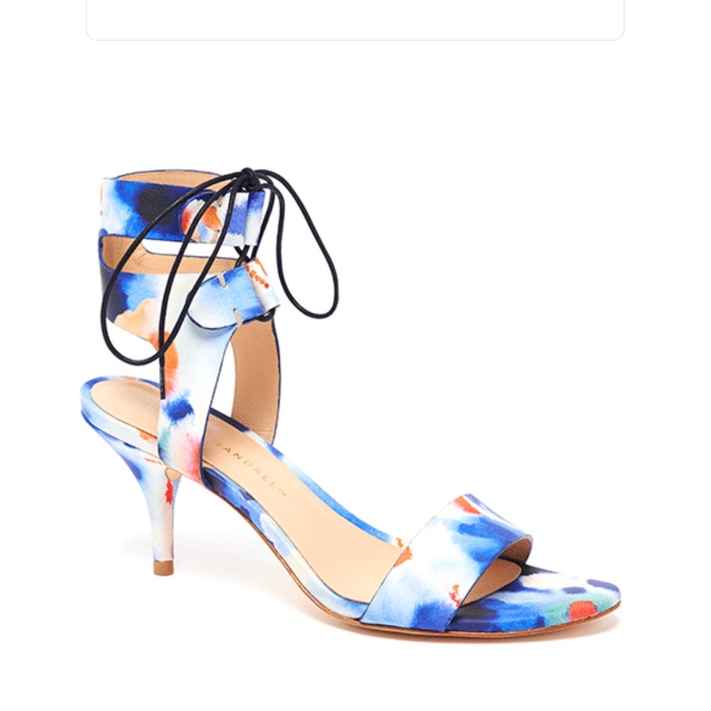 Loeffler Randall Blue and Orange Women's Kitten Heel